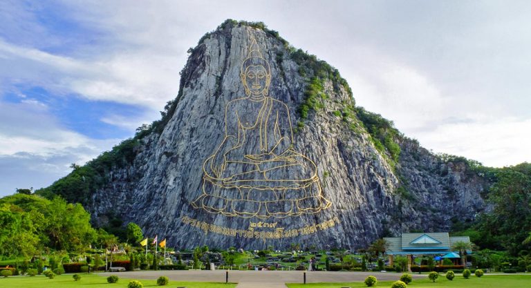 du lịch pattaya tự túc: tham quan núi phật vàng khao chi chan