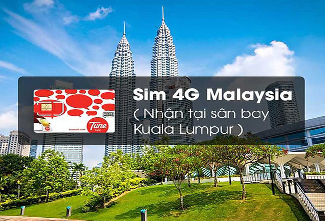 SIM 4G du lịch Malaysia – nhận tại sân bay Kuala Lumpur
